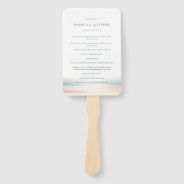 Abanico Programa Wailea Wedding