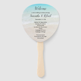 Abanico Programas de fans de boda by the Sea Starfish