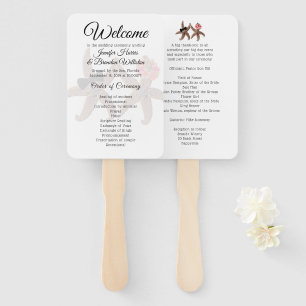 Abanico Programas de fans de Starfish Bride n Groom White