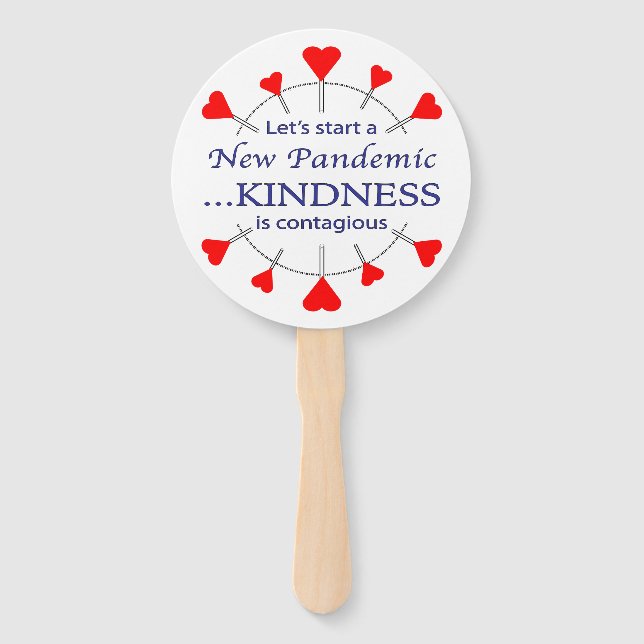 Abanico Promover la amabilidad (Anverso)