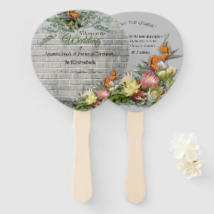 Abanico Protea - Flor Strelitzia