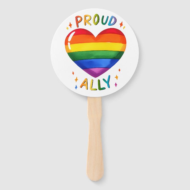Abanico Proud Ally Fan Set (Anverso)
