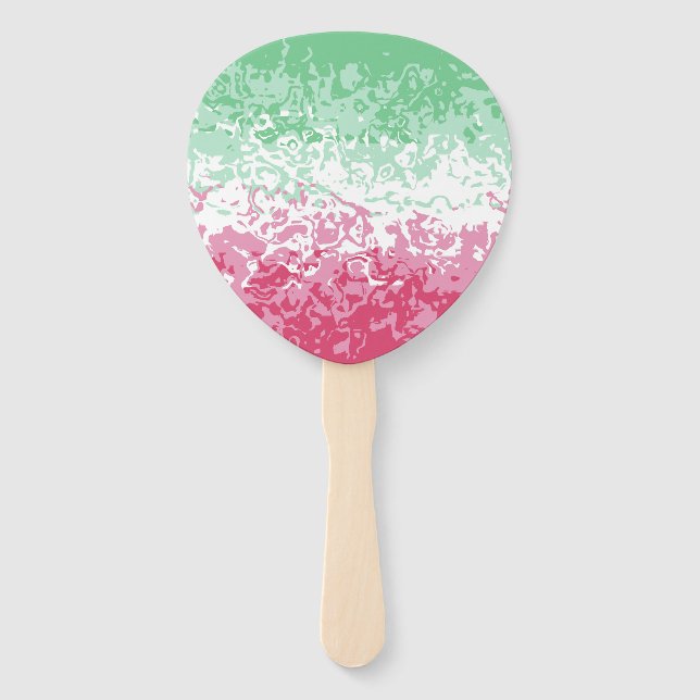 Abanico Psychedelic Groovy Resumen Bandera del Orgullo Abr (Anverso)