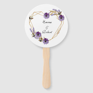 Abanico Purple flowers blooming in the garden