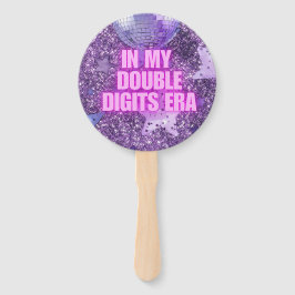 Abanico Púrpura moda en mi cumpleaños de dos dígitos