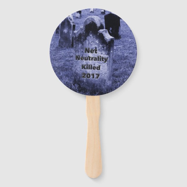 Abanico QEPD Neutralidad neta Gravestone (Anverso)