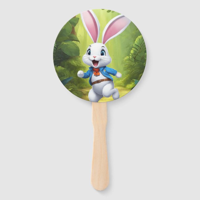 Abanico Rabbit Logo Black Guest Book (Anverso)