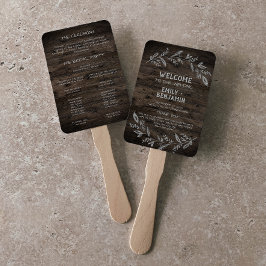 Abanico Ramas curvas | Programa de Bodas de Madera