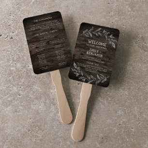 Abanico Ramas curvas Programa de Bodas de Madera