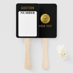 Abanico Real Estate Agent House Bidding Auction Paddle
