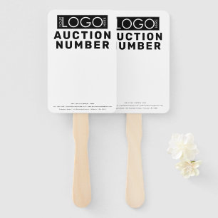 Abanico Real Estate Agent House Bidding Auction Paddle