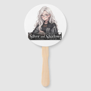 Abanico Rebelde Chic Urbano Plata y Sombras Chica Anime St