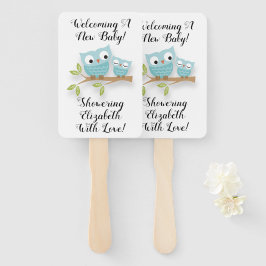 Abanico Recién nacido Nueva Mamá Baby Shower Cute Ows