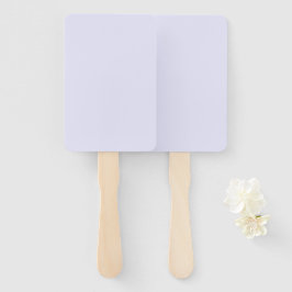 Abanico Rectangular Morado Lavanda para Evento Ele