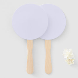 Abanico Redondo Morado Lavanda para Evento Elegant