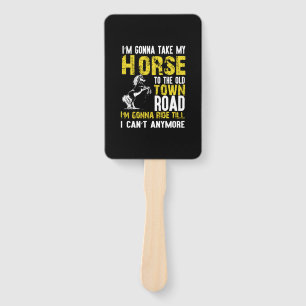 Abanico Regalo ecuestre Voy A Tomar Mi Caballo