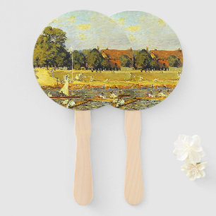 Abanico Regatta en Hampton Court Alfred Sisley Poster