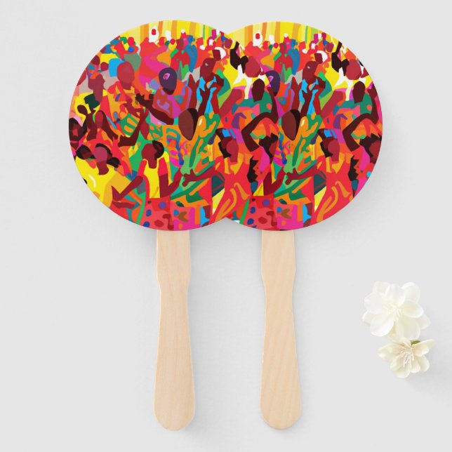 Abanico Regocijarse Y Sentir El Espíritu Santo (Anverso y reverso)