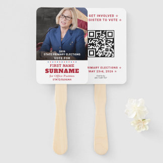 Abanico Republican Party Campaign Personalized QR & Photo