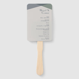 Abanico Resumen de moda Marea geométrica marea azul polvor