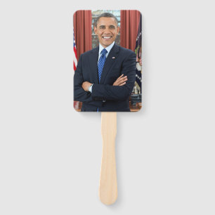 Abanico Retrato de la Oficina Oval, Obama Barack President
