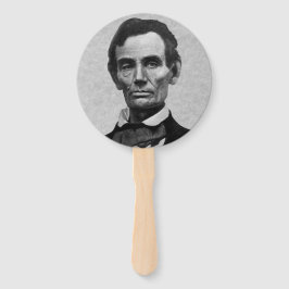 Abanico Retrato de Lincoln del presidente Abraham "Abe"