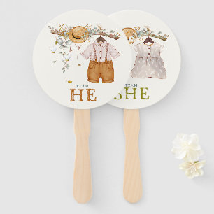 Abanico Revelación rústica del género del Cottagecore flor