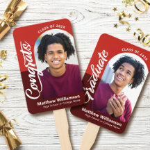 Rojo Felicitaciones Grado 2 Fotos Arco negrita Scr