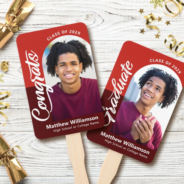 Abanico Rojo Felicitaciones Grado 2 Fotos Arco negrita Scr (Subido por el creador)