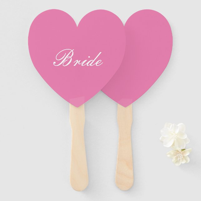 ABANICO RÓTULO BRIDE, DUCHA BRIDAL (Anverso y reverso)