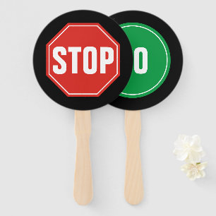 Abanico RÓTULO STOP and GO