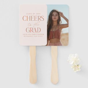 Abanico Saludos a la graduación personalizada de fotografí