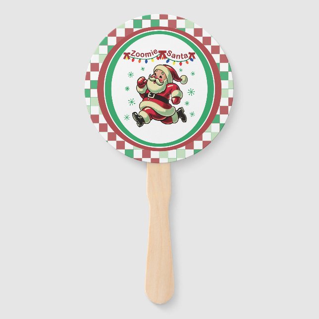 Abanico Santa Zoomie Navidad (Anverso)