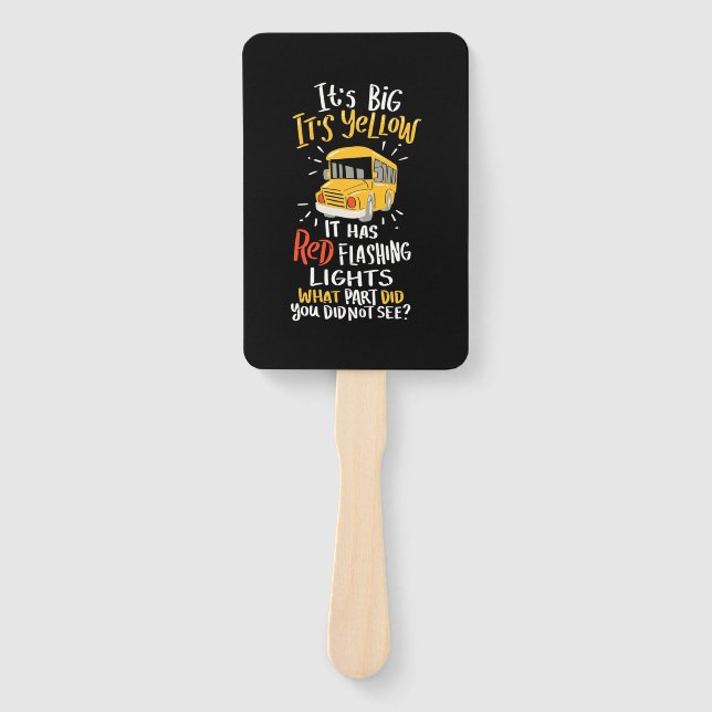 Abanico School Bus It Is Big And Yellow (Anverso)