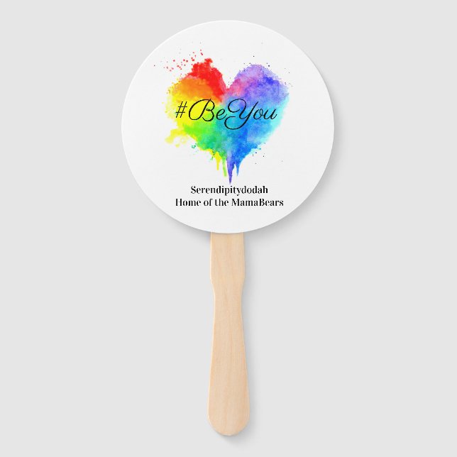 Abanico Sea tu fanático del papel (Anverso)