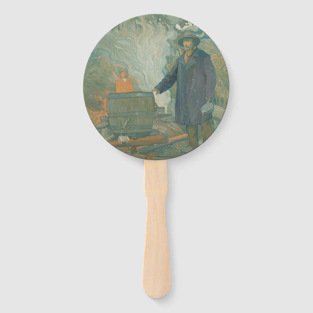 Abanico Selva todavía brilla por los brillantes de luz bla (Anverso)