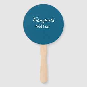 Abanico Sencillas felicitaciones mínimas graduación añadir