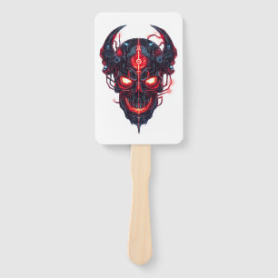 Abanico Señor de las Calaveras del Demonio Cibernético