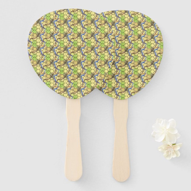 Abanico Set of Fans (Anverso y reverso)