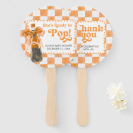 Abanico She's Ready to Pop Baby Shower