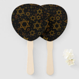 Abanico SlipperyJoe's Hanukkah Star David artístico