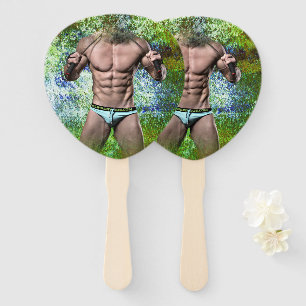 Abanico SlipperyJoe's hombre adulto muy musculoso sin cami
