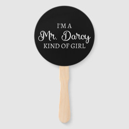 Abanico Soy un Sr. Darcy Tipo de Chica I