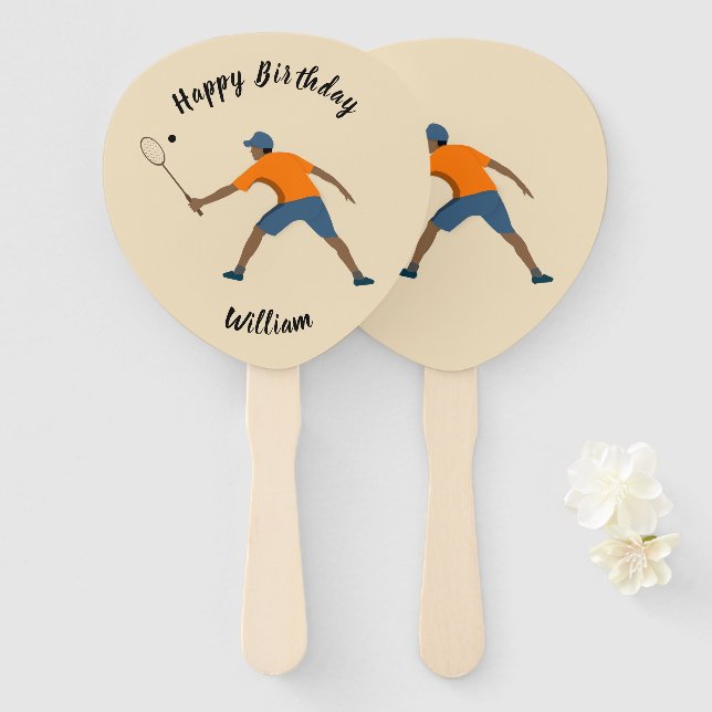 Abanico Squash (Anverso y reverso)