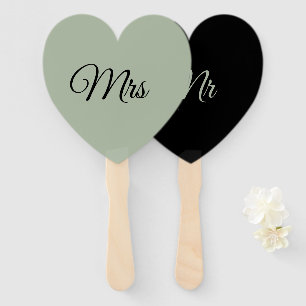 Abanico Sr. y Sra. fans/paleta Hand Fan