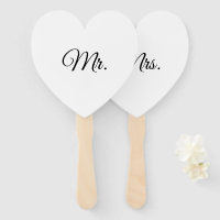 Sr. y Sra. minimalista negro y blanco