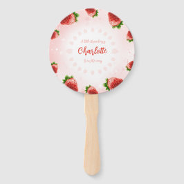 Abanico Strawberry Baby Shower