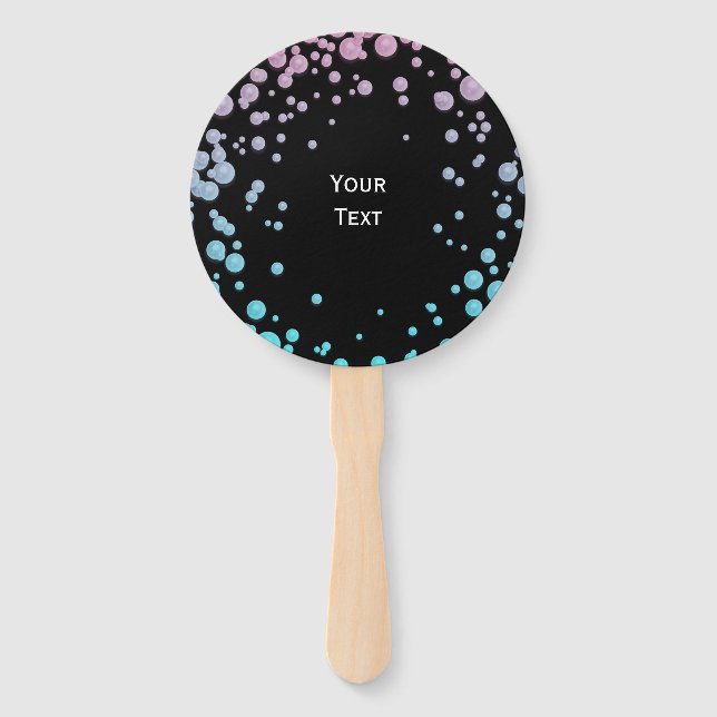 Abanico Su diseño personalizado aquí - (Anverso)