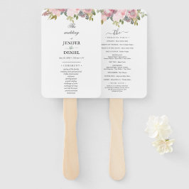 Abanico Summer Garden Watercolor Floral Wedding