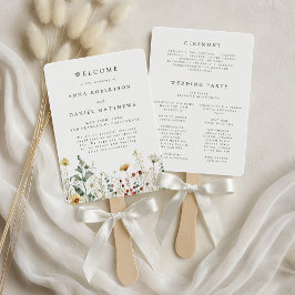 Abanico Summer Wildflower Field Wedding